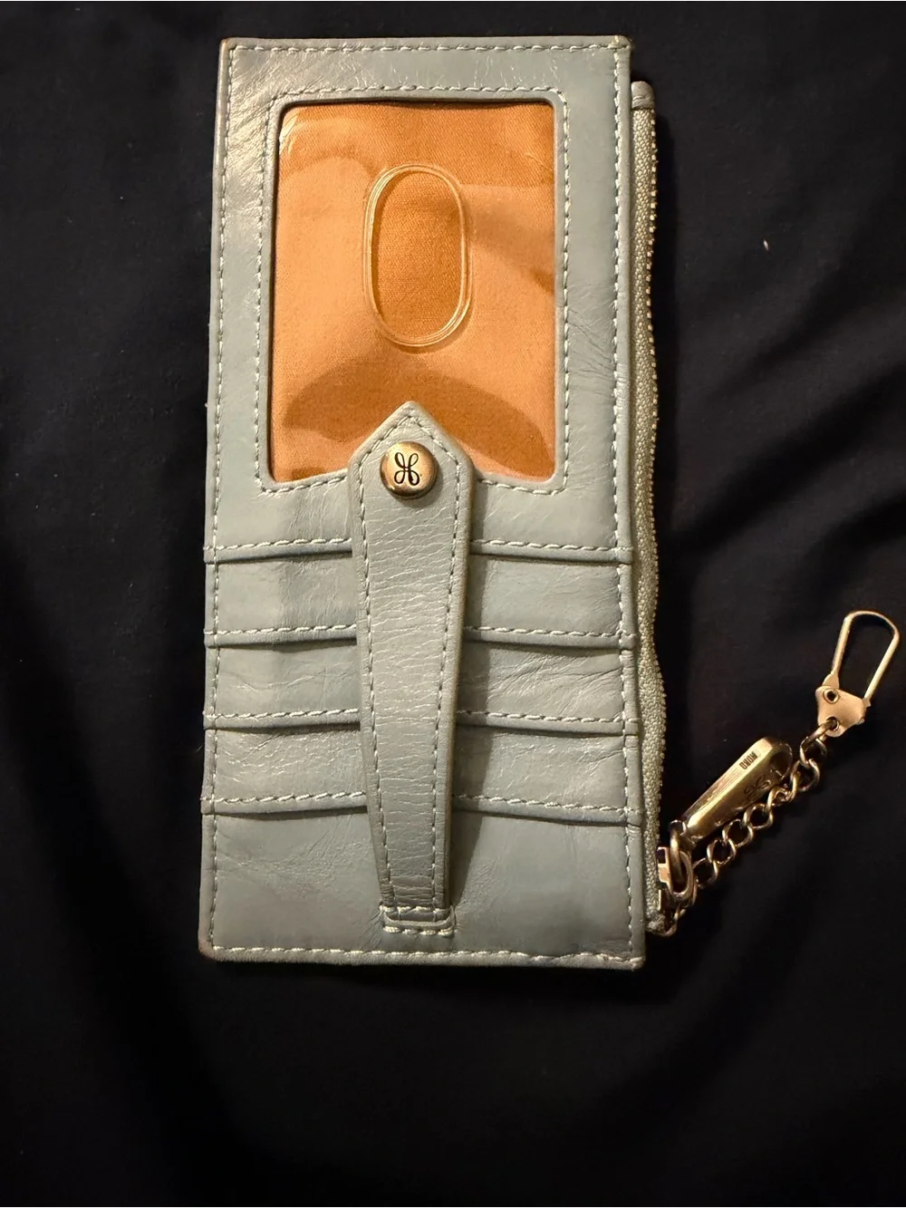 Hobo leather card wallet.